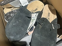 Ca. 90x paar lederen clogs, walkox, verschillende kleuren - afbeelding 4 van  5
