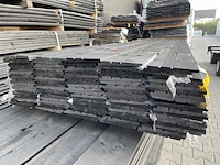 Ca. 90x zweeds rabat zwart gecoat, 16x195mm, lengte 300cm - afbeelding 2 van  3