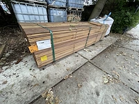 Ca. 91x guyana ipé planken geschaafd, 16x140mm, lengte 300cm - afbeelding 2 van  3