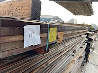Ca. 92x guyana ipé latten, 27x50mm, lengte 245cm - afbeelding 2 van  3