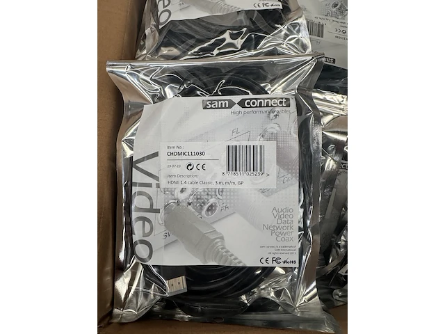 Ca. 93x hdmi 1.4 classic series kabel 3 meter, sam creative - afbeelding 2 van  3