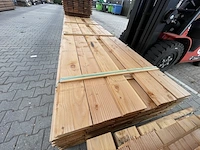 Ca. 94x douglas wisselsponning/ halfhoutsrabat, 18x190mm, lengte 400cm - afbeelding 1 van  3