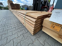 Ca. 94x douglas wisselsponning/ halfhoutsrabat, 18x190mm, lengte 400cm - afbeelding 2 van  3