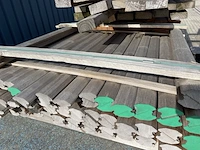 Ca. 94x mahonie weldorpels, 34x55mm, lengte 90cm - afbeelding 1 van  3