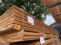 Ca. 95x douglas dubbele rhombus profiel, 25x140mm, lengte 500cm - afbeelding 2 van  3