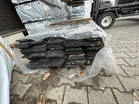 Ca. 95x douglas wisselsponning/ halfhoutsrabat zwart gecoat, 18x190mm, lengte 500cm - afbeelding 3 van  3