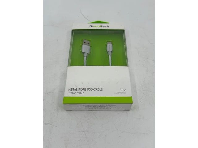 Ca. 95x laadsnoer usb-c soultech, dk037gr - afbeelding 1 van  4