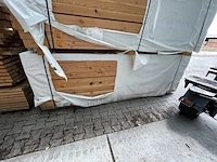 Ca. 96x douglas balken geschaafd, 90x90mm, lengte 300cm - afbeelding 4 van  4