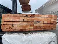 Ca. 96x douglas regels geschaafd, 45x70mm, lengte 500cm - afbeelding 3 van  3