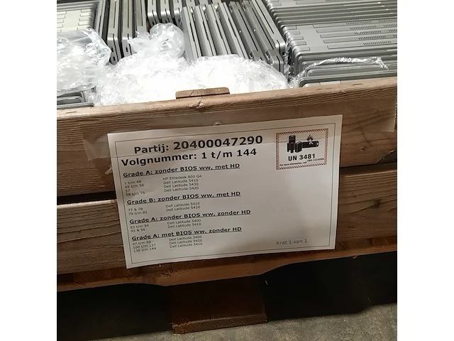 Ca. 96x laptop, dell, o.a latitude 5410 - afbeelding 13 van  13