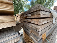 Ca. 97x douglas planken fijnbezaagd, 31x150mm, lengte 500cm - afbeelding 3 van  3