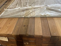 Ca. 98x angelim pedra regels , 45x68mm, lengte 155cm - afbeelding 1 van  3