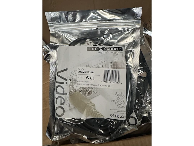Ca. 98x hdmi 1.4 classic series kabel 3 meter, sam creative - afbeelding 2 van  3