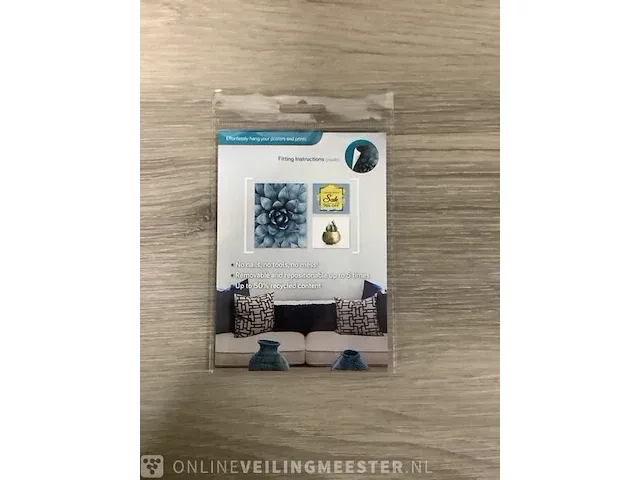 Ca.1000x ophangstickers adventa, wit, 2023 - afbeelding 4 van  4