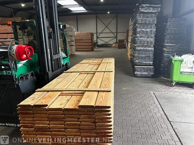 Ca,100x douglas zweeds rabat , 23x180mm, lengte 400cm - afbeelding 3 van  3