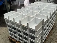 Ca.100x magazijnbakken, grijs / chroom - afbeelding 3 van  4