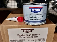 Ca.108x pesto 2k marmerplamuur/ reparatie pasta - afbeelding 2 van  2