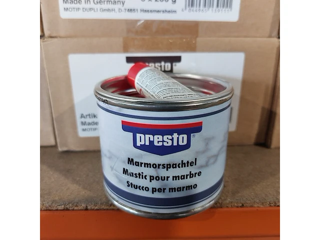 Ca.108x presto 2k marmerplamuur/ reparatie pasta - afbeelding 2 van  4
