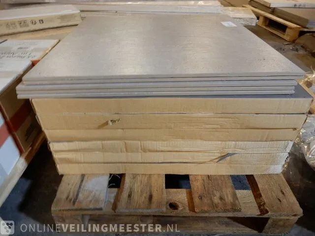 Ca10m2 tegels undefasa, grijs - afbeelding 1 van  2