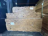 Ca,1164x ipé hardhouten latten geschaafd , 21x40mm, lengte 65cm tot en met 155cm - afbeelding 3 van  3