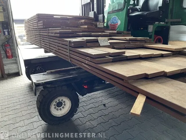 Ca,133x ipé hardhouten planken geschaafd , 21x120mm, lengte 185cm tot en met 430cm - afbeelding 2 van  3