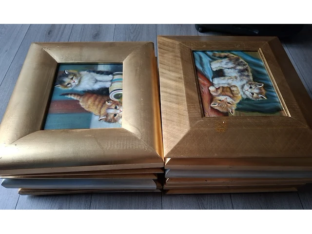 Ca.13x verzameling dieren (voornamelijke katten), 20e eeuw - afbeelding 1 van  4