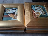 Ca.13x verzameling dieren (voornamelijke katten), 20e eeuw - afbeelding 1 van  4