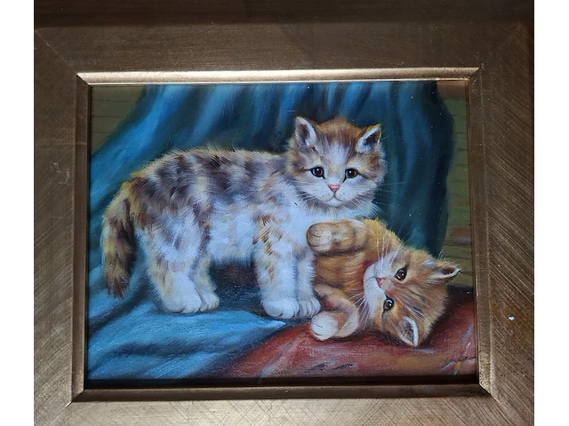Ca.13x verzameling dieren (voornamelijke katten), 20e eeuw - afbeelding 2 van  4