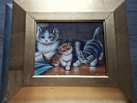 Ca.13x verzameling dieren (voornamelijke katten), 20e eeuw - afbeelding 4 van  4