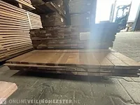 Ca,141x ipé hardhouten planken geschaafd , 21x70mm, lengte 104/155cm, 39/215cm - afbeelding 3 van  3
