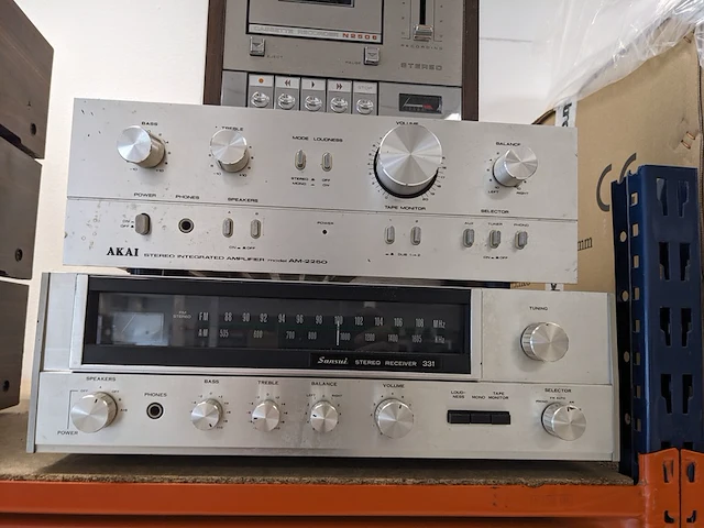 Ca.14x retro audio o.a. sony, jvc, akai - afbeelding 3 van  10