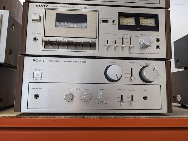 Ca.14x retro audio o.a. sony, jvc, akai - afbeelding 5 van  10