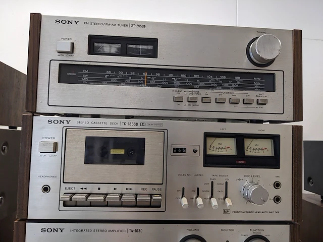 Ca.14x retro audio o.a. sony, jvc, akai - afbeelding 6 van  10