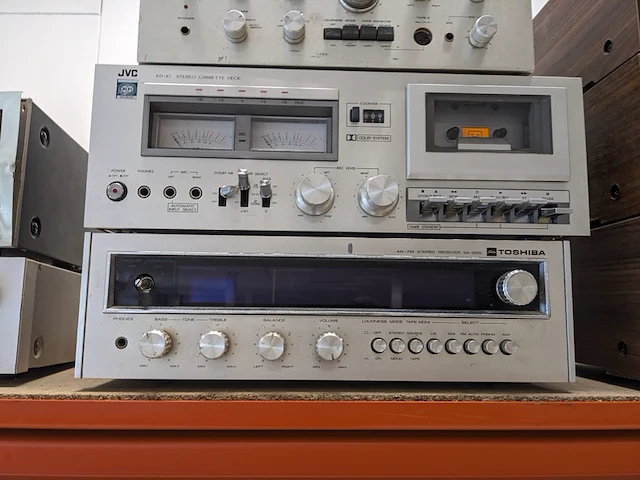 Ca.14x retro audio o.a. sony, jvc, akai - afbeelding 7 van  10