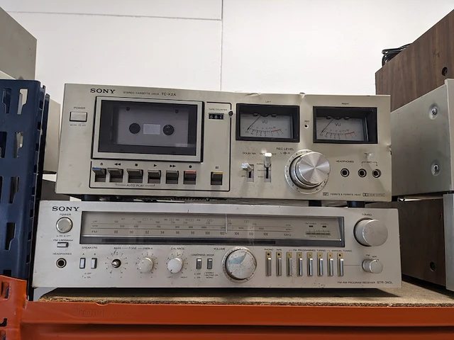 Ca.14x retro audio o.a. sony, jvc, akai - afbeelding 9 van  10