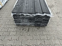 Ca.150x zweeds rabat planken zwart gecoat, 16x195mm, lengte 480cm - afbeelding 3 van  3