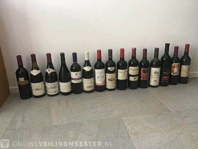 Ca.15x flessen rode wijn, diverse jaren - afbeelding 1 van  4