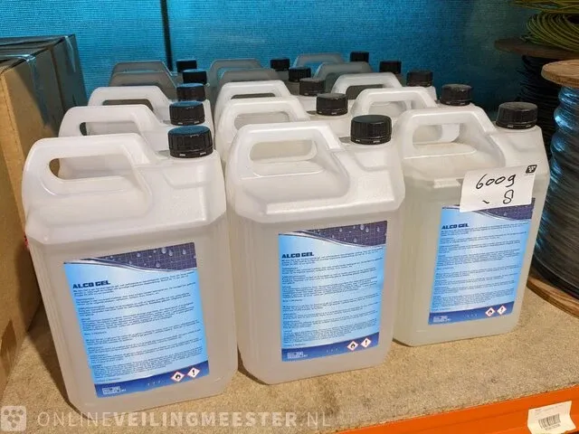Ca.15x handreiniger gel a 5 liter alco gel - afbeelding 1 van  2