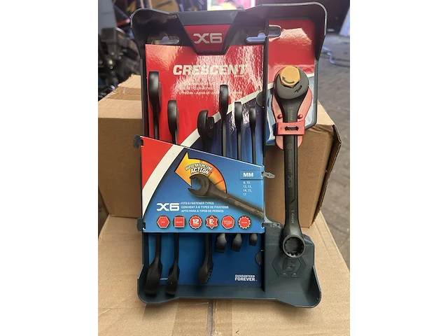 Ca.15x zevendelig steek sleutel set crescent - afbeelding 1 van  4