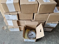Ca.16x druk meters bourdon, mex3, grijs / chroom - afbeelding 2 van  4