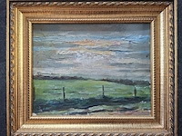 Ca.16x schilderijen kist vol, 16 kunstwerken, 20e eeuw - afbeelding 13 van  19