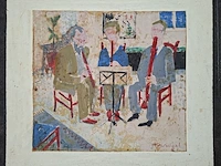 Ca.16x schilderijen kist vol, 16 kunstwerken, 20e eeuw - afbeelding 16 van  19