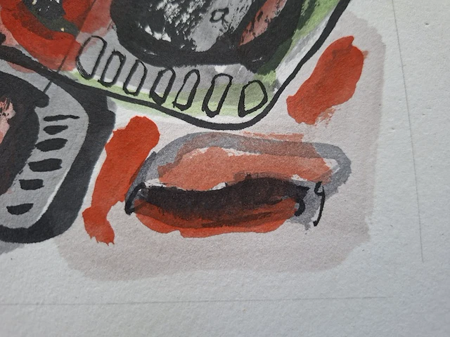 Ca.16x schilderijen kist vol, 16 kunstwerken, 20e eeuw - afbeelding 18 van  19