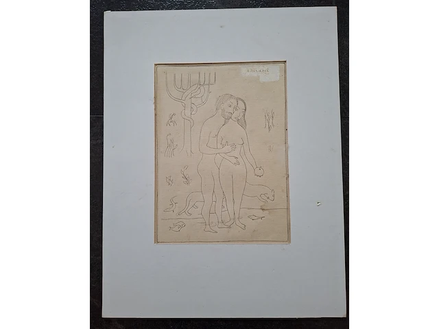 Ca.16x schilderijen kist vol, 16 kunstwerken, 20e eeuw - afbeelding 19 van  19