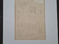 Ca.16x schilderijen kist vol, 16 kunstwerken, 20e eeuw - afbeelding 19 van  19
