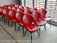 Ca.18x horeca stoelen, rood - afbeelding 1 van  6