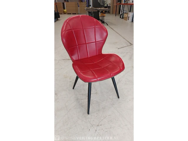 Ca.18x horeca stoelen, rood - afbeelding 2 van  6
