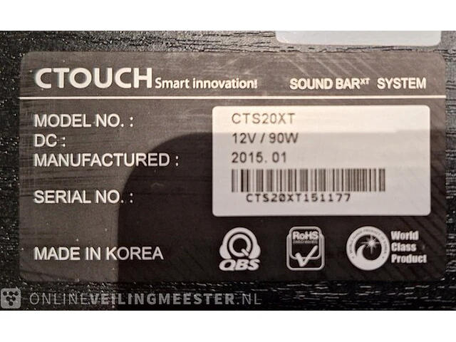 Ca.18x soundbars t.b.v smartboards ctouch, zwart - afbeelding 6 van  7