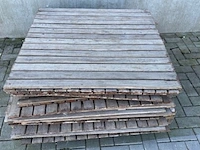 Ca.19x houten vlonders, bruin - afbeelding 1 van  5