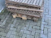 Ca.19x houten vlonders, bruin - afbeelding 2 van  5